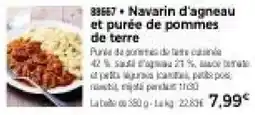 Thiriet Navarin d'agneau offre