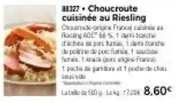 Thiriet Choucroute cuisinée au Riesling offre