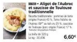 Thiriet Aligot de l'Aubrac offre