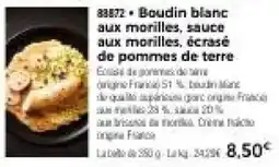 Thiriet Boudin blanc aux morilles offre