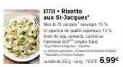 Thiriet Risotto aux St-Jacques offre