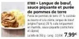 Thiriet Langue de bœuf offre
