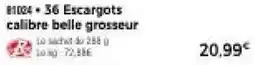 Thiriet Escargots offre