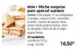 Thiriet Miche surprise pain spécial suédois offre