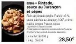 Thiriet Pintade, sauce au Jurançon et cèpes offre