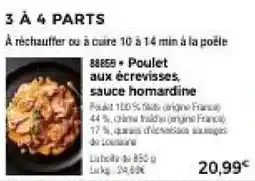 Thiriet Poulet aux écrevisses, sauce homardine offre