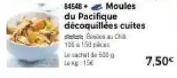 Thiriet Moules du Pacifique offre