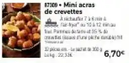 Thiriet Mini acras de crevettes offre
