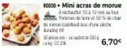 Thiriet Mini acras de morue offre