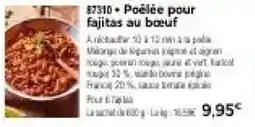 Thiriet Poêlée pour fajitas au bœuf offre