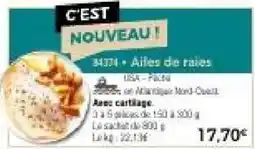 Thiriet Ailes de raies offre