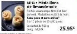 Thiriet Médaillons de limande-sole offre