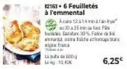Thiriet 6 Feuilletés à l'emmental offre
