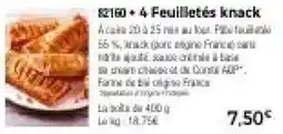 Thiriet Feuilletés knack offre