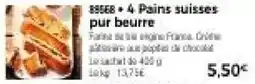 Thiriet 88558 • 4 Pains suisses pur beurre offre