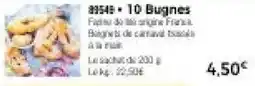 Thiriet 10 Bugnes offre