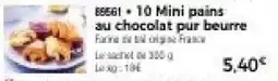 Thiriet 88661 • 10 Mini pains au chocolat pur beurre offre