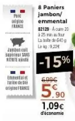 Thiriet Jambon/Emmental offre