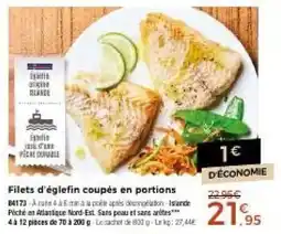 Thiriet Eglefin BLANCHE offre