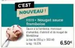 Thiriet Nougat sauce framboise offre
