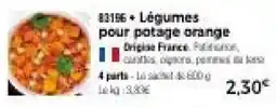 Thiriet Légumes pour potage orange offre