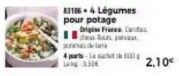 Thiriet 4 Légumes pour potage offre