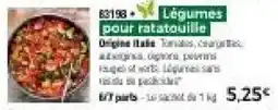 Thiriet Légumes pour ratatouille offre