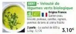 Thiriet BIO Velouté de légumes verts biologique offre