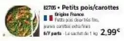 Thiriet Petits pois/carottes offre