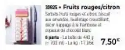 Thiriet 36825 Fruits rouges/citron offre