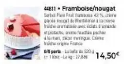 Thiriet Framboise/nougat offre