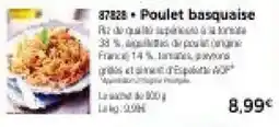 Thiriet Poulet basquaise offre