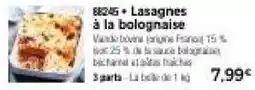Thiriet 88245 Lasagnes à la bolognaise offre