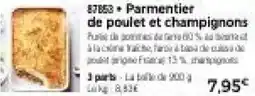 Thiriet Parmentier de poulet et champignons offre