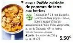 Thiriet Poêlée cuisinée de pommes de terre aux herbes offre