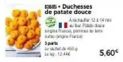 Thiriet Duchesses de patate douce offre