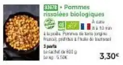 Thiriet Pommes rissalées biologiques offre
