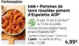 Thiriet Pommes de terre rissolées piment d'Espelette AOP offre