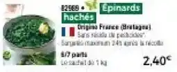 Thiriet Epinards hachés offre