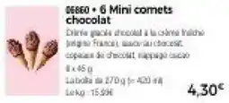 Thiriet 6 Mini comets chocolat offre