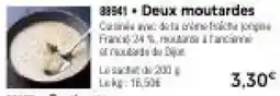 Thiriet Deux moutardes offre