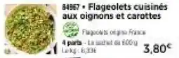Thiriet Flageolets cuisinés aux oignons et carottes offre