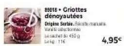 Thiriet Griottes dénoyautées offre