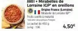 Thiriet Mirabelles de Lorraine IGP offre