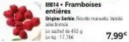 Thiriet Framboises entières offre