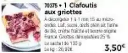 Thiriet Clafoutis aux griottes offre