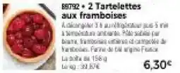Thiriet Tartelettes aux framboises offre