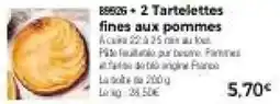 Thiriet 89926 + 2 Tartelettes fines aux pommes offre