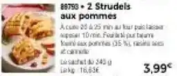 Thiriet 88758 • 2 Strudels aux pommes offre