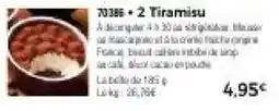 Thiriet Tiramisu offre